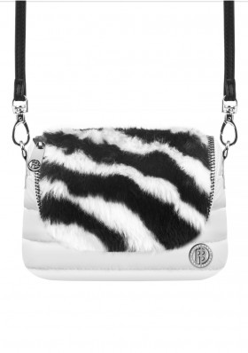 Poivre Blanc W21-9096-WO Belt Bag-fur bubbly zebra